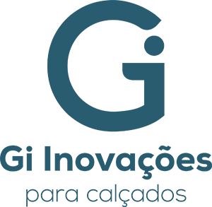 Logo da Gi - Inovações para calçados em azul.